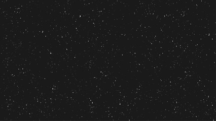 Christmas snow falling snowflakes on dark background vector. Heavy snowfall snowflakes background.