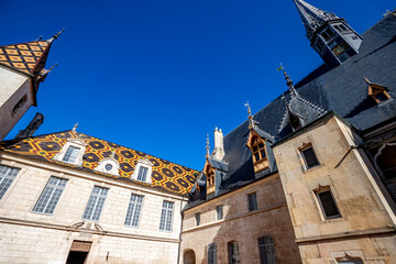 Hospices de Beaune, Burgundy, France, exteriors