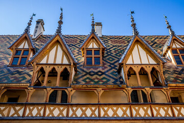 Hospices de Beaune, Burgundy, France, exteriors