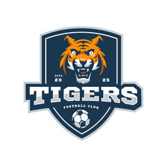 Tiger Logo for Team Soccer