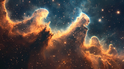 Fototapeta premium Nebulosa Nebulosa. Illustration