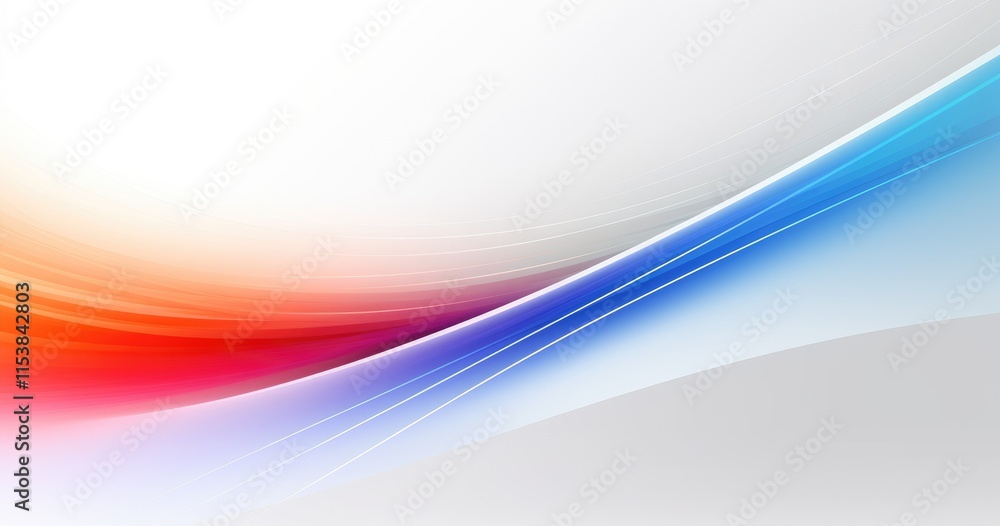 Poster Abstract design featuring smooth curves and gradients in vibrant colors.
