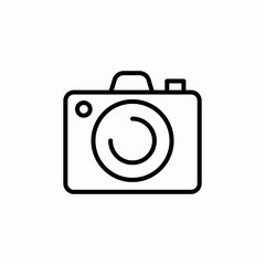 photo camera icon sign vector