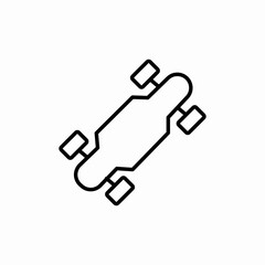 skate board icon sign vector