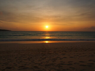 Sunset on the most beautiful beach in the Orient