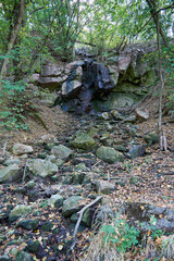 old rough hard stone surface