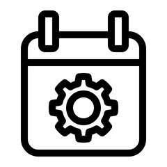 Efficiency schedule icon