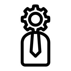 Efficiency worker icon