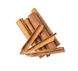Ceylon Cinnamon Isolated, Cinnamomum Verum Bark, Zeylanicum, Real Original Cinnamon Sticks