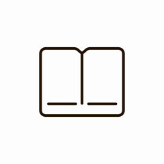 open book icon sign vector