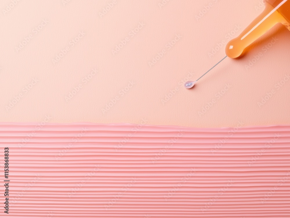 Poster hydration helps reduce aging skin and supports anti-aging. a close-up image featuring a pipette drop