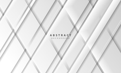 Minimal geometric white light background abstract design