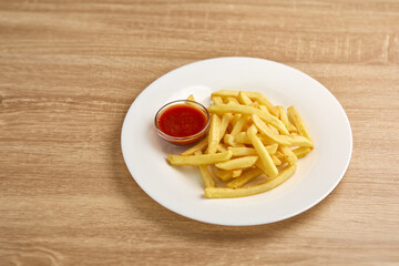 French Fries with Ketchup