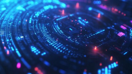 Futuristic Soft Light Design for Prevention Concept