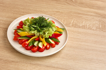 Fresh Vegetable Platter with Herbs