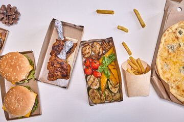 Healthy Food Delivery with Salads and Grilled Dishes