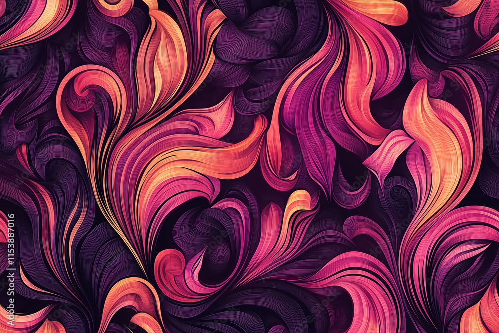 Poster seamless repeating vector