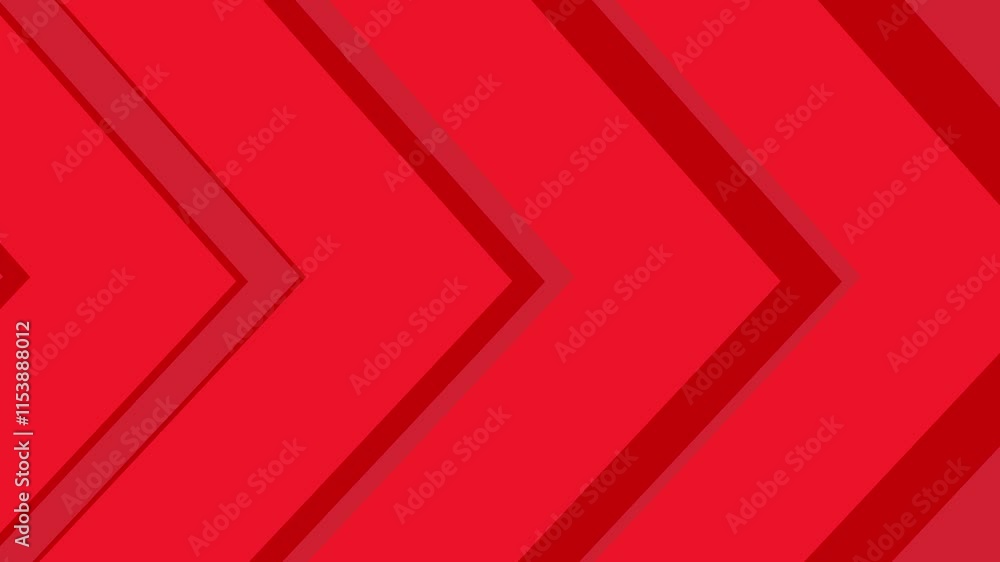 Poster modern corporate red arrow background in 4k animation with abstract technology motion graphics.