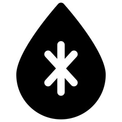 cold water solid icon 