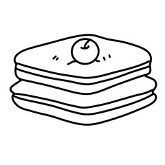food drawings  illustration
