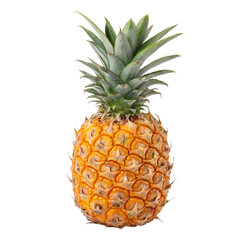 Isolated pineapple on white background
