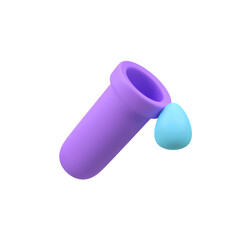 Lab Utensil isolated 3d render icon illustration