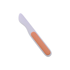 Scalpel isolated 3d render icon illustration