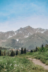 mountain landscape with mountains