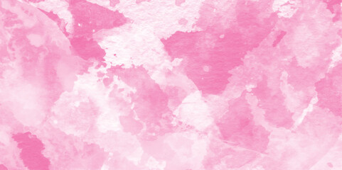 pastel hand painted watercolor of pink texture, Abstract grainy fantasy smooth light pink watercolor paper texture with clouds, Grunge pink background, Stain artistic hand painted texture of pink.