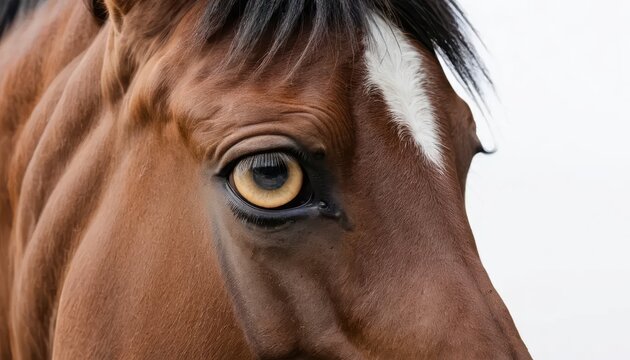 close up of horse head