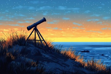 Coastal Sunset Stargazing