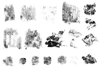 ガサガサした水彩素材テクスチャのコレクション　