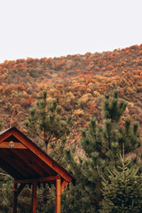house in the mountains