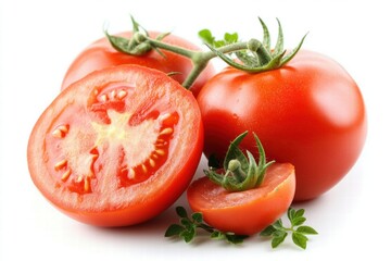 Fresh Red Tomatoes on the Vine