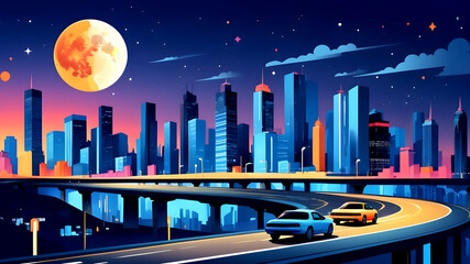 City at night