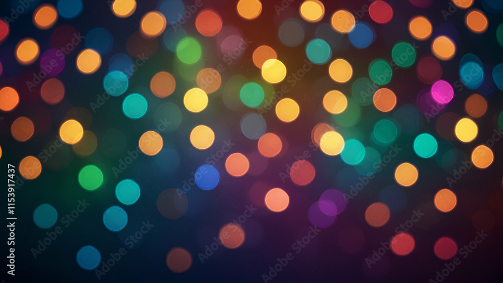 Poster enchanting glitter bokeh lighting effect multicolor blurred abstract background creating a dreamy ma