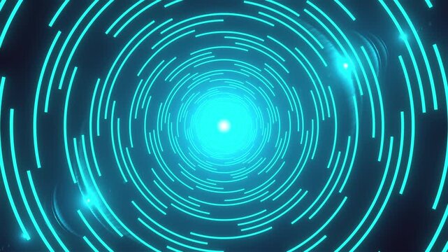 Rotating Stroke Lines. Computer generated