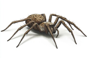 Large Brown Spider Close Up