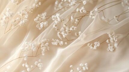 Fondo elegante con flores