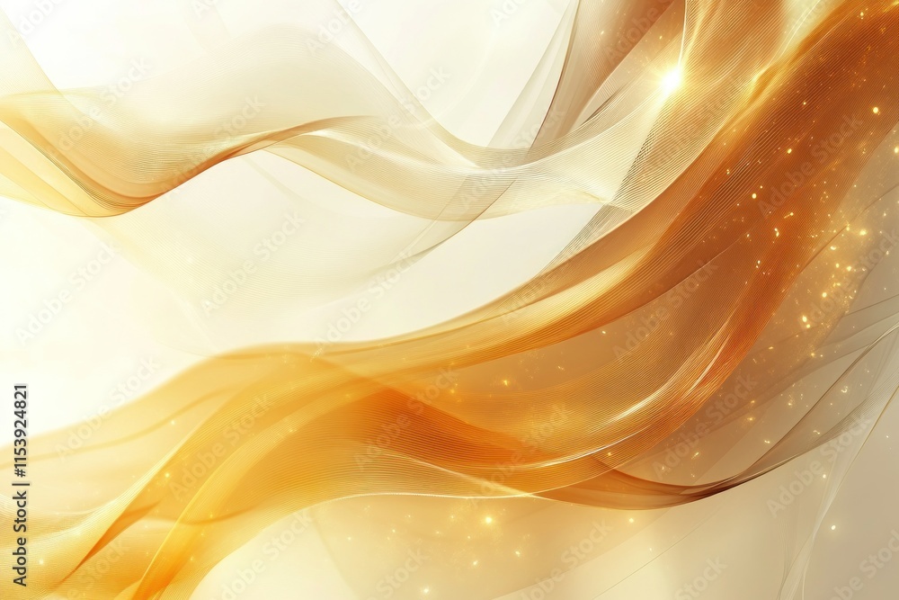 Poster Elegant Abstract Background with Warm Tones and Smooth Flow