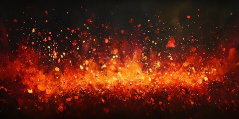 Imagen abstracta de fuego