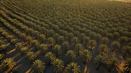 Fototapeta premium rows of corn plants