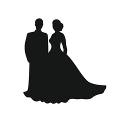 couple vector icon couple vector holding hand each other icon isolated on white background.