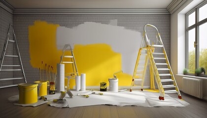 Renovation interior.
