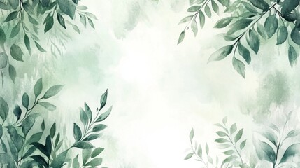 Floral watercolor artwork studio digital illustration serene nature close-up botanical aesthetics for home decor