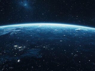 Obraz premium Striking Earth View from Space