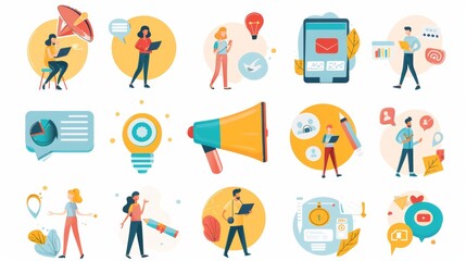 Modern digital business marketing banner template for social media posts, featuring creative design with eye-catching graphics, bold text, and engaging visuals to enhance brand visibility and drive cu