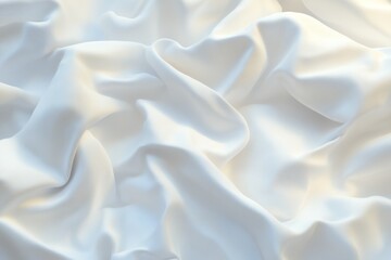 Obraz premium White Draped Fabric Texture