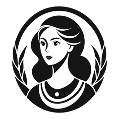 Elegant Women's icon Silhouettes | Vector illustration Icons for Graphic Design