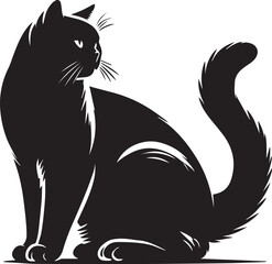 Cat silhouette